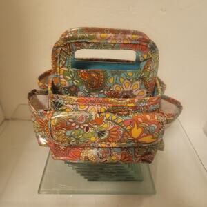 Retro Style Vinyl Bingo Bag/organizer